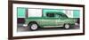 Cuba Fuerte Collection Panoramic - Old Green Car-Philippe Hugonnard-Framed Photographic Print