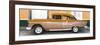 Cuba Fuerte Collection Panoramic - Old Orange Car-Philippe Hugonnard-Framed Photographic Print