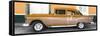 Cuba Fuerte Collection Panoramic - Old Orange Car-Philippe Hugonnard-Framed Stretched Canvas