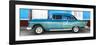 Cuba Fuerte Collection Panoramic - Old Teal Car-Philippe Hugonnard-Framed Photographic Print