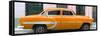 Cuba Fuerte Collection Panoramic - Orange Bel Air Classic Car-Philippe Hugonnard-Framed Stretched Canvas