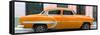 Cuba Fuerte Collection Panoramic - Orange Bel Air Classic Car-Philippe Hugonnard-Framed Stretched Canvas