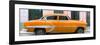 Cuba Fuerte Collection Panoramic - Orange Bel Air Classic Car-Philippe Hugonnard-Framed Photographic Print