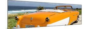 Cuba Fuerte Collection Panoramic - Orange Cabriolet Classic Car-Philippe Hugonnard-Mounted Photographic Print