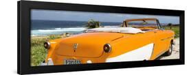 Cuba Fuerte Collection Panoramic - Orange Cabriolet Classic Car-Philippe Hugonnard-Framed Photographic Print