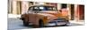 Cuba Fuerte Collection Panoramic - Orange Chevrolet-Philippe Hugonnard-Mounted Photographic Print