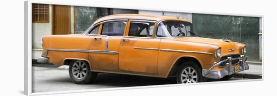 Cuba Fuerte Collection Panoramic - Orange Chevy-Philippe Hugonnard-Framed Photographic Print