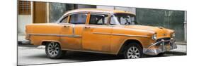 Cuba Fuerte Collection Panoramic - Orange Chevy-Philippe Hugonnard-Mounted Photographic Print