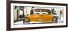 Cuba Fuerte Collection Panoramic - Orange Chevy-Philippe Hugonnard-Framed Photographic Print