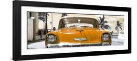 Cuba Fuerte Collection Panoramic - Orange Chevy-Philippe Hugonnard-Framed Photographic Print