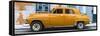 Cuba Fuerte Collection Panoramic - Orange Classic American Car-Philippe Hugonnard-Framed Stretched Canvas
