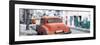 Cuba Fuerte Collection Panoramic - Orange Classic Car in Havana-Philippe Hugonnard-Framed Photographic Print