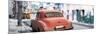 Cuba Fuerte Collection Panoramic - Orange Classic Car in Havana-Philippe Hugonnard-Mounted Photographic Print