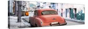 Cuba Fuerte Collection Panoramic - Orange Classic Car in Havana-Philippe Hugonnard-Stretched Canvas