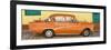 Cuba Fuerte Collection Panoramic - Orange Classic Car in Trinidad-Philippe Hugonnard-Framed Photographic Print