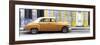 Cuba Fuerte Collection Panoramic - Orange Vintage Car in Havana-Philippe Hugonnard-Framed Photographic Print