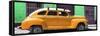 Cuba Fuerte Collection Panoramic - Orange Vintage Car-Philippe Hugonnard-Framed Stretched Canvas