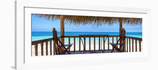 Cuba Fuerte Collection Panoramic - Paradise Beach Hut-Philippe Hugonnard-Framed Photographic Print