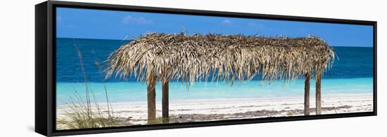 Cuba Fuerte Collection Panoramic - Paradise Beach-Philippe Hugonnard-Framed Stretched Canvas