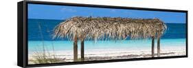 Cuba Fuerte Collection Panoramic - Paradise Beach-Philippe Hugonnard-Framed Stretched Canvas