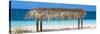 Cuba Fuerte Collection Panoramic - Paradise Beach-Philippe Hugonnard-Stretched Canvas