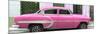 Cuba Fuerte Collection Panoramic - Pink Bel Air Classic Car-Philippe Hugonnard-Mounted Photographic Print