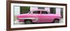 Cuba Fuerte Collection Panoramic - Pink Bel Air Classic Car-Philippe Hugonnard-Framed Photographic Print