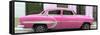 Cuba Fuerte Collection Panoramic - Pink Bel Air Classic Car-Philippe Hugonnard-Framed Stretched Canvas