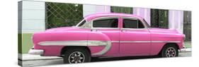 Cuba Fuerte Collection Panoramic - Pink Bel Air Classic Car-Philippe Hugonnard-Stretched Canvas