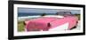 Cuba Fuerte Collection Panoramic - Pink Cabriolet Classic Car-Philippe Hugonnard-Framed Photographic Print