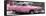 Cuba Fuerte Collection Panoramic - Pink Chevy-Philippe Hugonnard-Framed Stretched Canvas