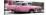 Cuba Fuerte Collection Panoramic - Pink Chevy-Philippe Hugonnard-Stretched Canvas