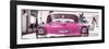 Cuba Fuerte Collection Panoramic - Pink Chevy-Philippe Hugonnard-Framed Photographic Print