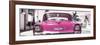 Cuba Fuerte Collection Panoramic - Pink Chevy-Philippe Hugonnard-Framed Photographic Print