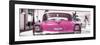 Cuba Fuerte Collection Panoramic - Pink Chevy-Philippe Hugonnard-Framed Photographic Print