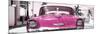 Cuba Fuerte Collection Panoramic - Pink Chevy-Philippe Hugonnard-Mounted Photographic Print