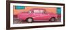 Cuba Fuerte Collection Panoramic - Pink Classic Car in Trinidad-Philippe Hugonnard-Framed Photographic Print