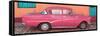 Cuba Fuerte Collection Panoramic - Pink Classic Car in Trinidad-Philippe Hugonnard-Framed Stretched Canvas