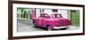 Cuba Fuerte Collection Panoramic - Pink Taxi Pontiac 1953-Philippe Hugonnard-Framed Photographic Print