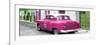 Cuba Fuerte Collection Panoramic - Pink Taxi Pontiac 1953-Philippe Hugonnard-Framed Photographic Print