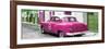 Cuba Fuerte Collection Panoramic - Pink Taxi Pontiac 1953-Philippe Hugonnard-Framed Photographic Print