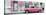 Cuba Fuerte Collection Panoramic - Pink Vintage American Car in Havana-Philippe Hugonnard-Stretched Canvas