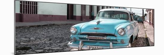 Cuba Fuerte Collection Panoramic - Plymouth Classic Car II-Philippe Hugonnard-Mounted Photographic Print