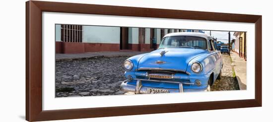 Cuba Fuerte Collection Panoramic - Plymouth Classic Car-Philippe Hugonnard-Framed Photographic Print