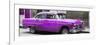 Cuba Fuerte Collection Panoramic - Purple Chevy-Philippe Hugonnard-Framed Photographic Print