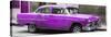 Cuba Fuerte Collection Panoramic - Purple Chevy-Philippe Hugonnard-Stretched Canvas