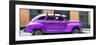 Cuba Fuerte Collection Panoramic - Purple Vintage Car-Philippe Hugonnard-Framed Photographic Print
