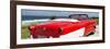 Cuba Fuerte Collection Panoramic - Red Cabriolet Classic Car-Philippe Hugonnard-Framed Photographic Print