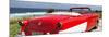 Cuba Fuerte Collection Panoramic - Red Cabriolet Classic Car-Philippe Hugonnard-Mounted Photographic Print