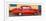 Cuba Fuerte Collection Panoramic - Red Classic Car in Trinidad-Philippe Hugonnard-Framed Photographic Print